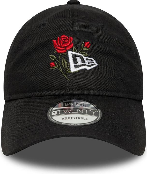 Actual product image New Era 9Twenty Adjustable Cap - Rose Icon Black