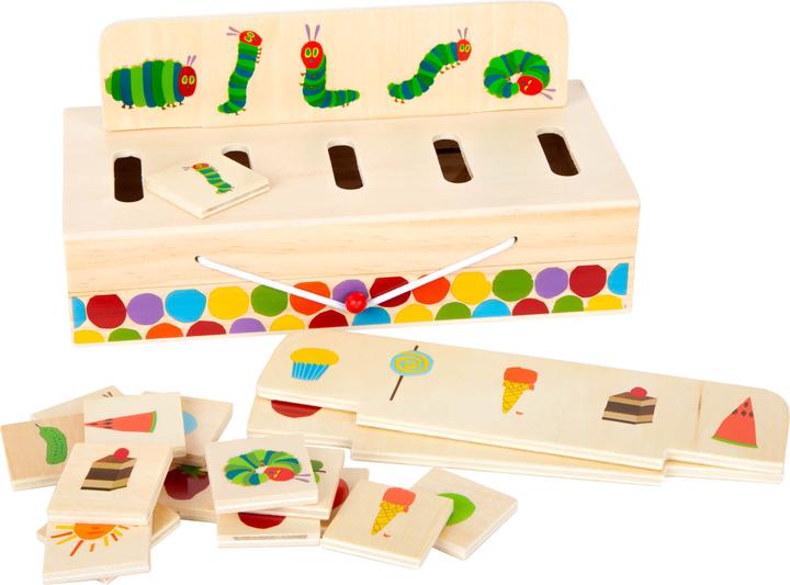 Produktbild small foot Raupe Nimmersatt Bildersortierbox