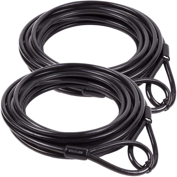 Actual product image Stahlex Set of 2 steel cables, weatherproof, 10m (1000 cm)