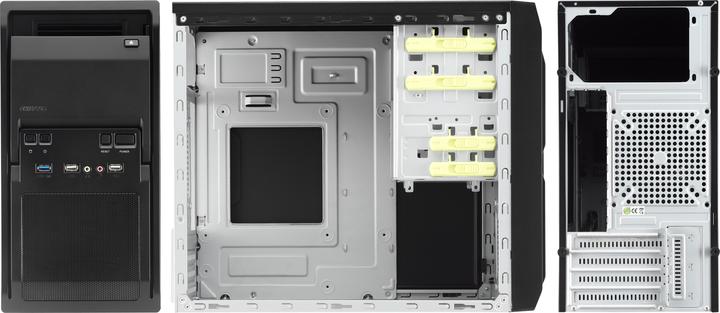 Actual product image Chieftec LIBRA LT-01B-350GPB (mATX)