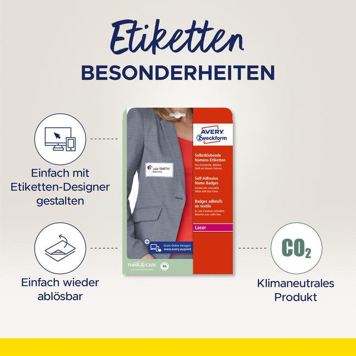 Produktbild Avery Namensetiketten