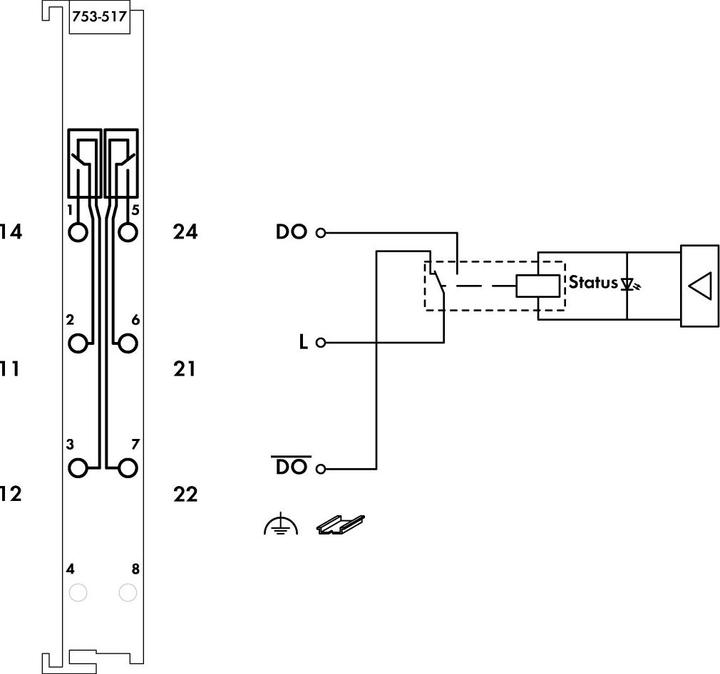 Image du produit Wago 753-517 (Socle de relais)