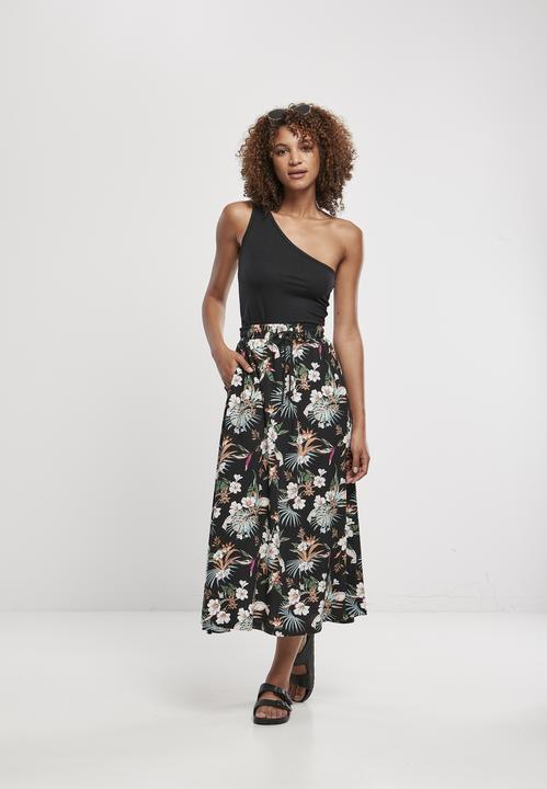 Produktbild Urban Classics Ladies Viscose Midi Skirt (4XL)