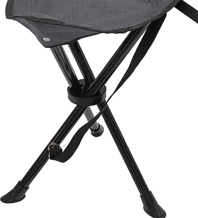 Actual product image Inda-Exclusiv 3-Bein Klapphocker Dreibeinhocker Campinghocker Anglerhocker Tragegurt