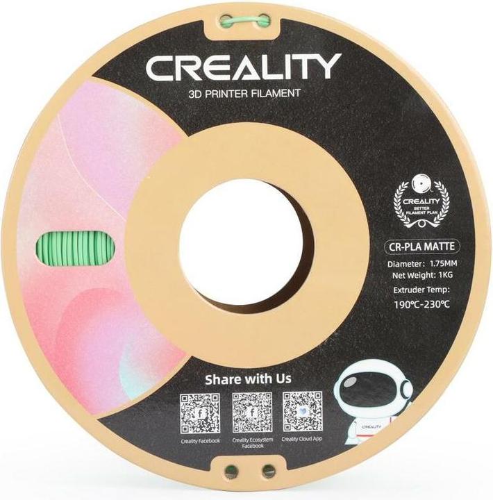 Produktbild Creality Filament PLA (PLA, 1.75 mm, 1000 g, Grün)
