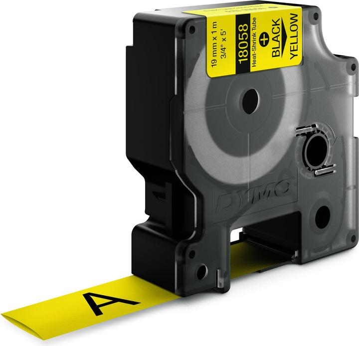 Produktbild Dymo Heissschrumpfschlauch ID1 19mm gelb (1.90 cm, Gelb)