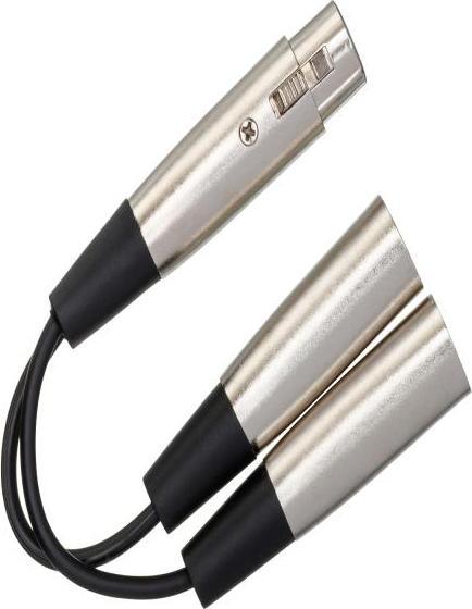 Hosa YXM-121 - Câble de séparation en Y XLR3F - XLR3M (0.15 m)