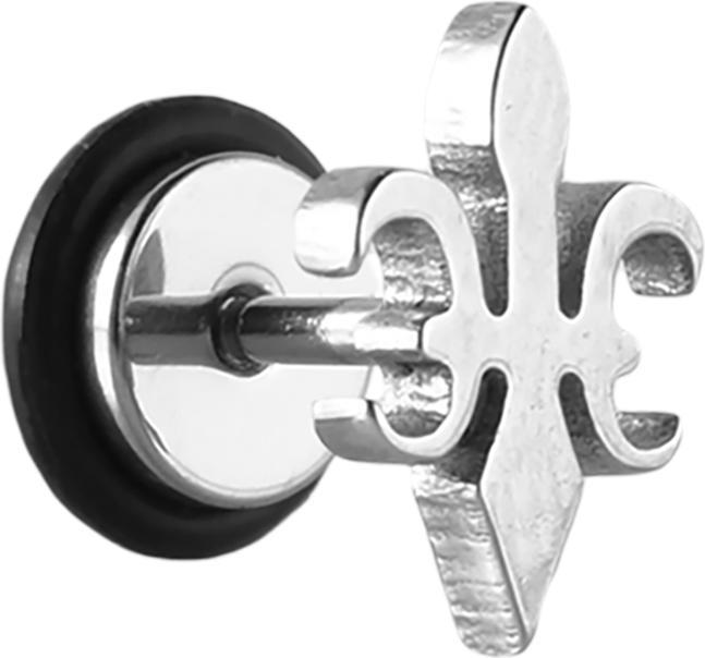 Produktbild Star Piercing Fake Plug Lilie (ohne Messing, Chirurgenstahl 316L)