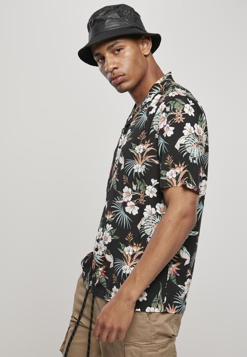Actual product image Urban Classics Viscose AOP Resort Shirt (M)
