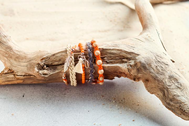 Produktbild Topp Boho-Schmuckset Sun & Joy (Orange)