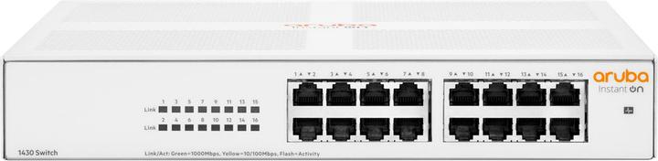 HPE Aruba Instant On 1430 16G Switch - Switch - unmanaged - 16 x 10/100/1000 - desktop, rack-mountab (16 Ports)
