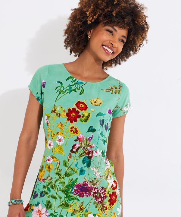 Actual product image Joe Browns Scoop Neck Floral Tunic (38)