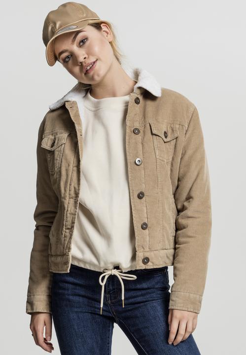 Produktbild Urban Classics Ladies Sherpa Corduroy Jacket (L)