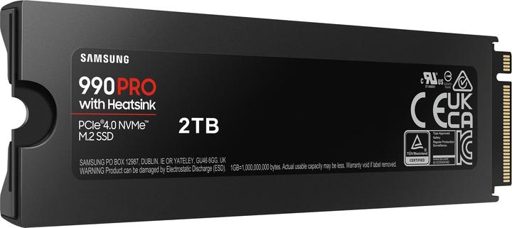 Produktbild Samsung 990 Pro mit Heatsink MZ-V9P2T0GW (2000 GB, M.2 2280)