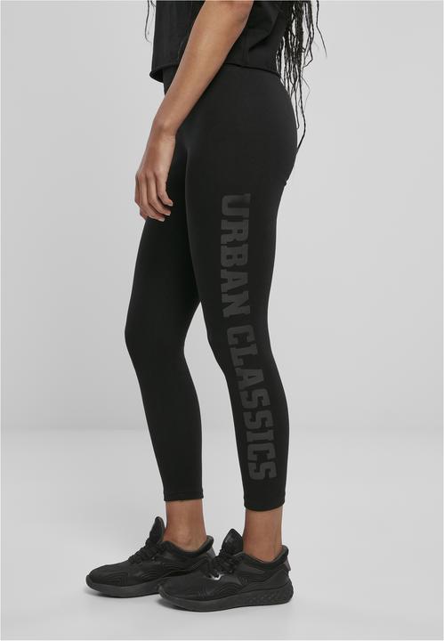 Actual product image Urban Classics Ladies High Waist Branded Leggings (S)