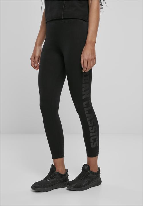 Actual product image Urban Classics Ladies High Waist Branded Leggings (S)