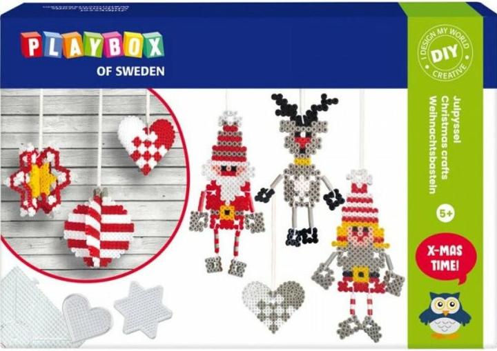 Produktbild Playbox Bügelperlen Weihnachtsschmuck 3D, 4000Stück