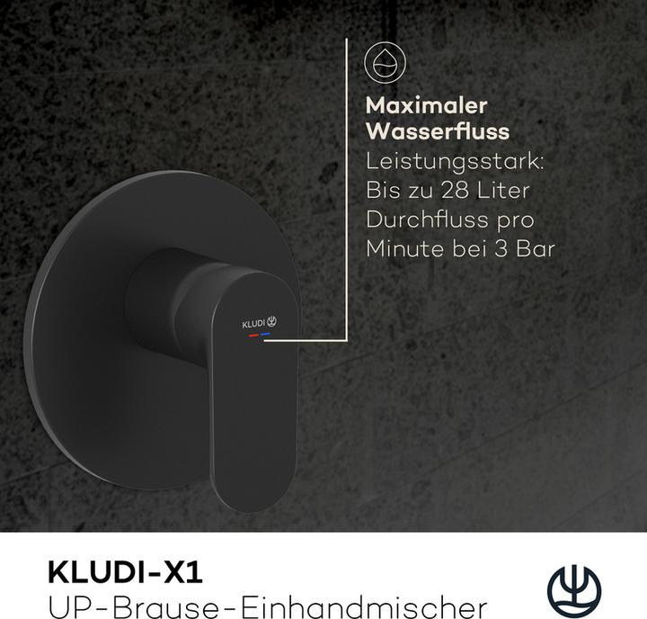 Actual product image Kludi X1 Concealed single-lever shower mixer