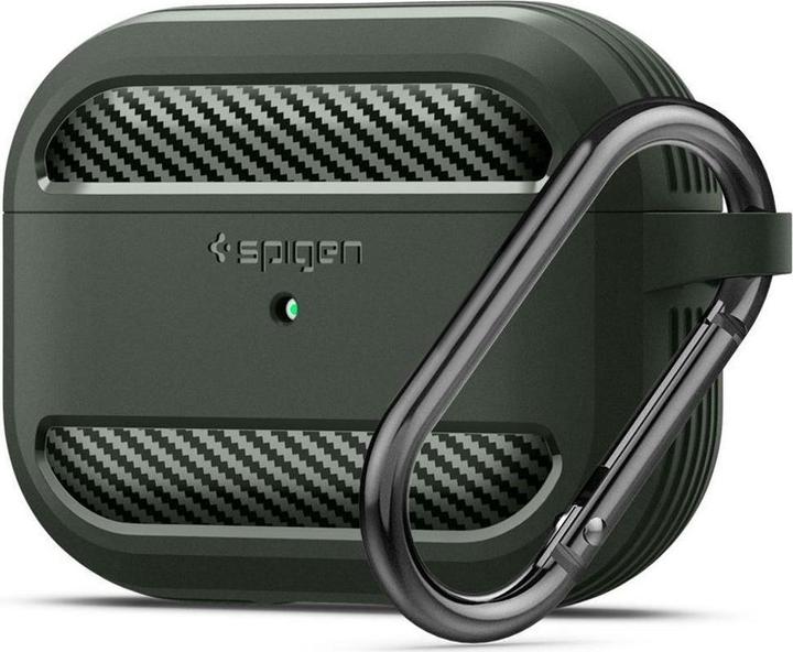 Spigen Rugged Armor Apple Airpods Pro 1 Vert Militaire (Sac pour écouteurs)