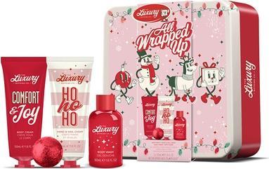 Actual product image Grace Cole Body Care Gift Set In A Tin - Christmas Sweets Cocoa & Vanilla 4 Pieces (Body care set)