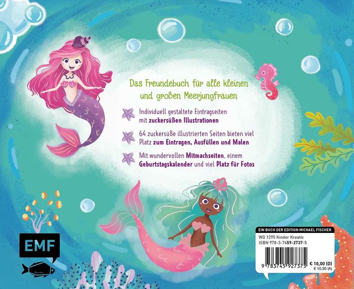 Produktbild Freundebuch - Meerjungfrau (Deutsch)