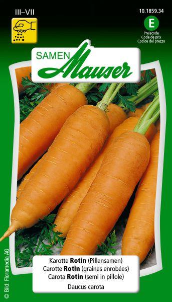 Produktbild Samen Mauser Karotte Rotin Pillensamen (Gemüsesamen)