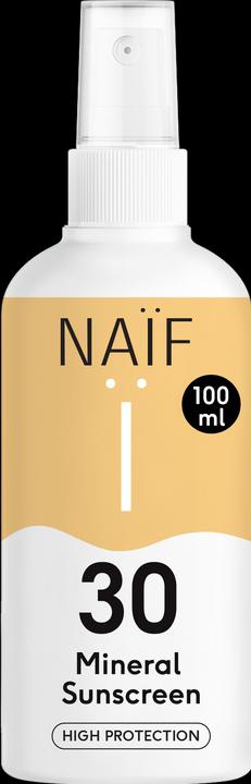 Produktbild Naïf Mineralisches Sonnenschutzspray (Sonnenspray, SPF 30, 100 ml, 133 g)