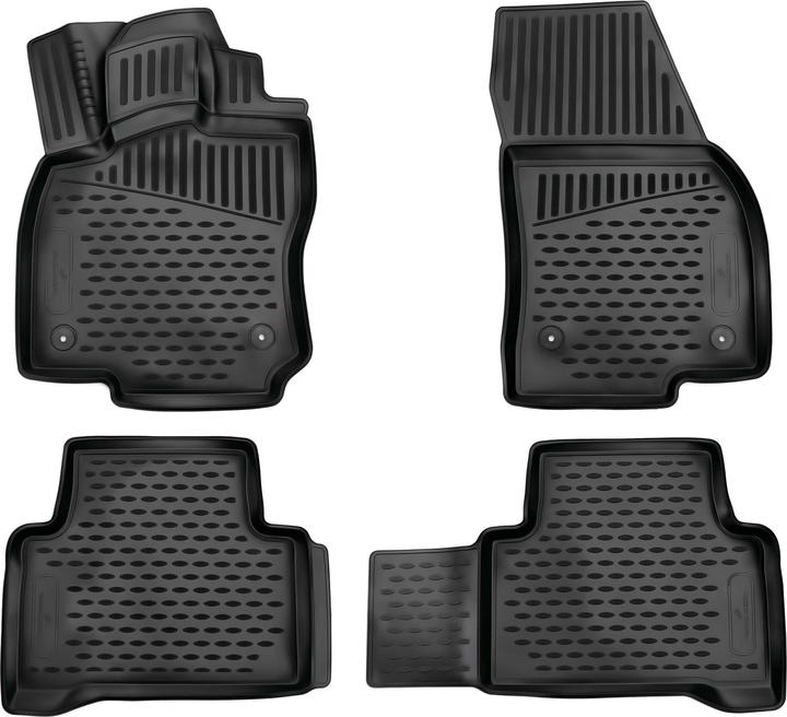 Immagine prodotto Walser Tappetini in gomma XTR compatibili con VW Touran 2015 - Oggi tappetini (2 tappetini anteriori + 2 tappetini posteriori)