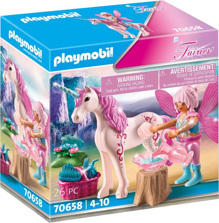 Playmobil Einhorn mit Pflege-Fee (70658)