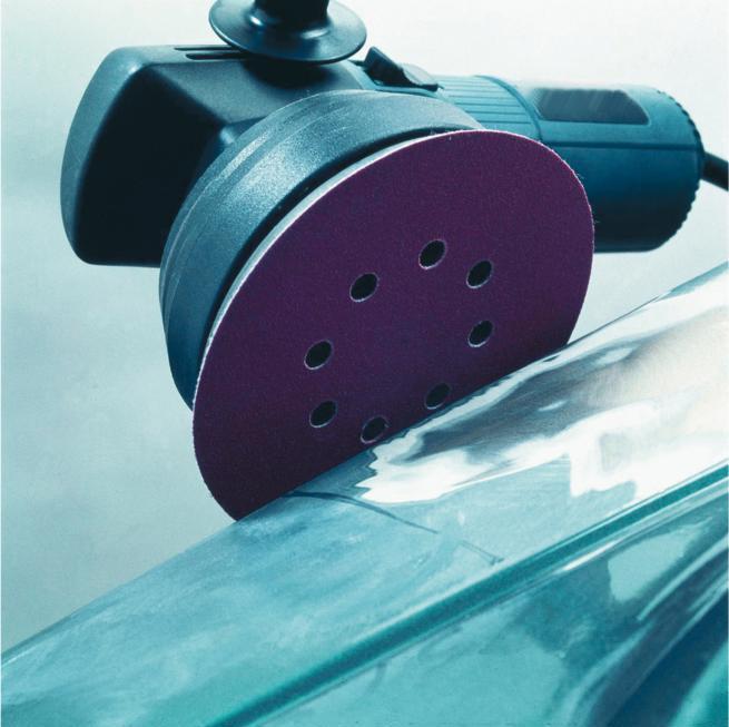 Produktbild Pferd Exzenterschleifpapier Klettscheibe 125 mm Korund A 120 Lochung 8 (120)
