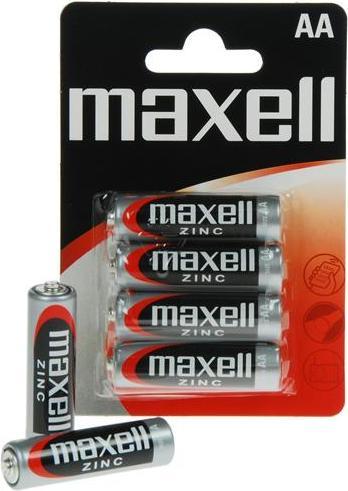 Immagine prodotto Maxell Pila Salina Manganeso AA R6 Blister*4 (4 pz., AA)