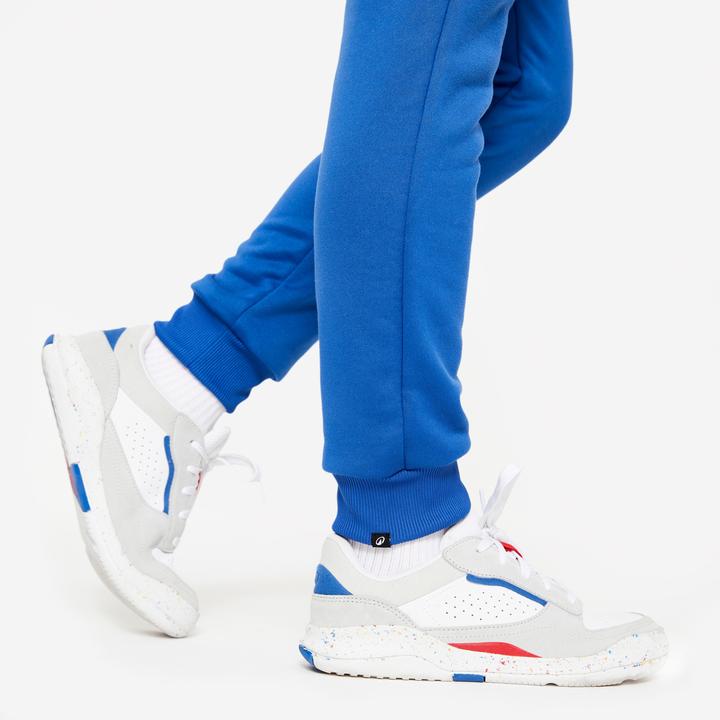 Produktbild Domyos Jogginghose Kinder - Synthetik warm atmungsaktiv blau (10, 11, 12)