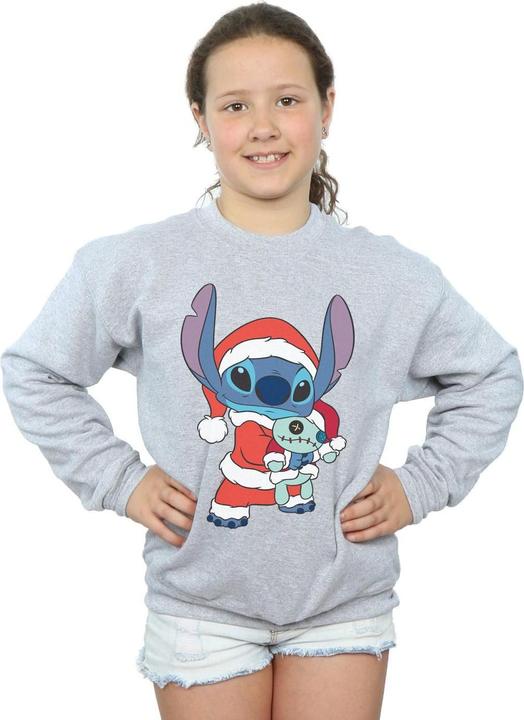 Immagine prodotto Disney Lilo And Stitch Stitch Christmas Felpa Ragazze (140, 146)