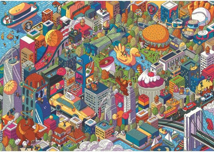 Produktbild Trefl Puzzle 1000 Tage UFT Eye-Spy Imaginary Cities New York USA (1000 Teile)