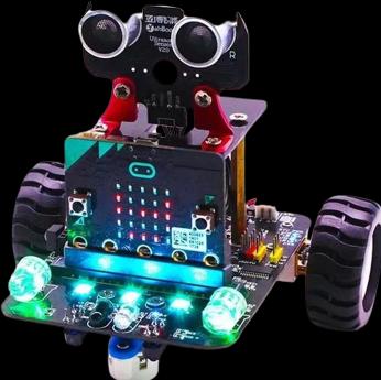 micro:bit Robot auto programmabile a infrarossi e Bluetooth( non incluso)