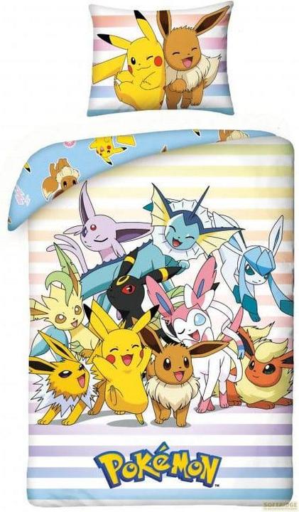 Produktbild Halantex Pokémon Bettwäsche Pikachu, Evoli & Friends 140 x 200 cm / 70 x 90 cm