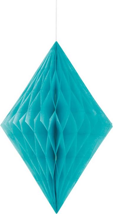 Produktbild Unique Party Papier Dekoration 35 cm in einer Diamanten Form