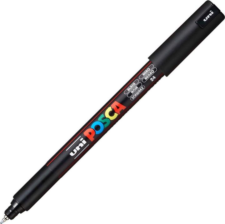Actual product image Posca PC-1MR Fineliner brand (Black, 0.70 mm, 1 x)