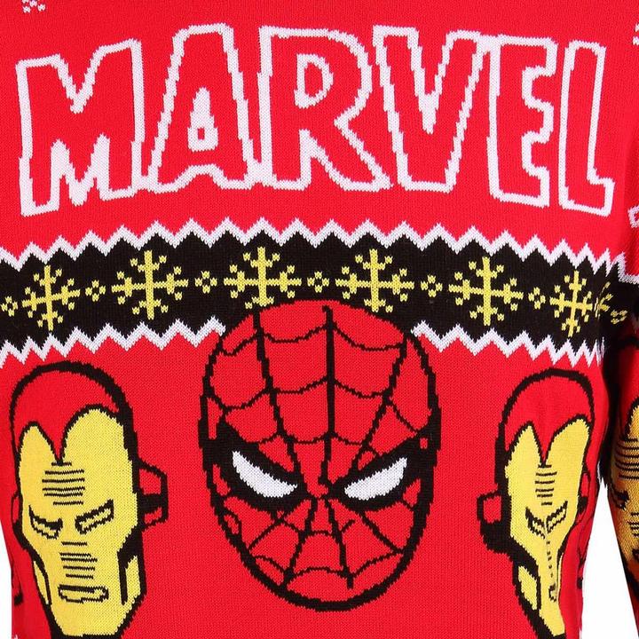 Image du produit Sweat-shirt tricoté pour adultes avec visages (XXL)