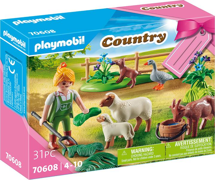Playmobil 70608 Gift set farmer with meadow animals (70608, Playmobil Country)