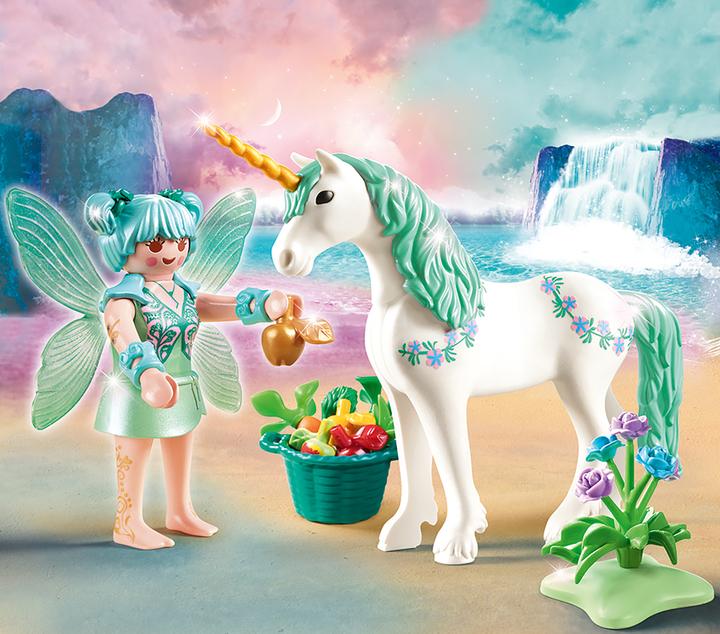Produktbild Playmobil Einhorn mit Fütter-Fee (70655)