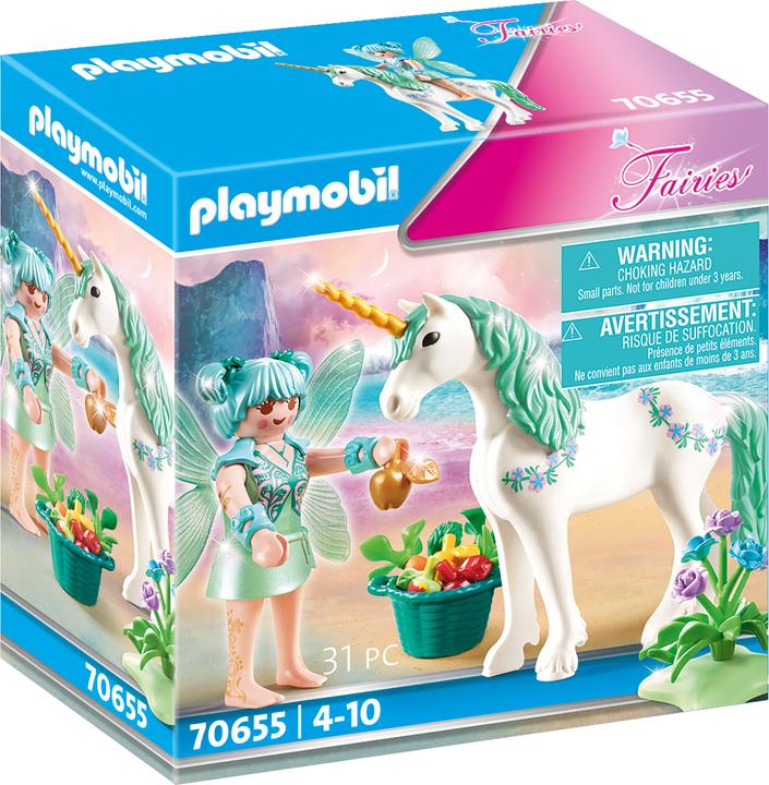 Playmobil Einhorn mit Fütter-Fee (70655)