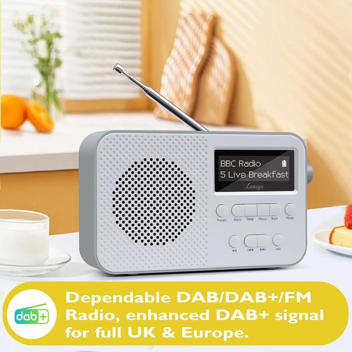 Produktbild Lemega PR2-Max - Kompaktes DAB-Radio mit Bluetooth (DAB+, Bluetooth)