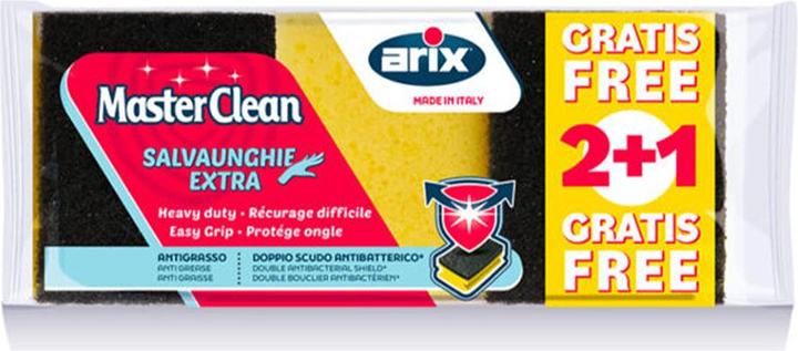 Immagine prodotto Arix Masterclean Spugna antibatterica Heavy duty 3. pz. (3 pz.)