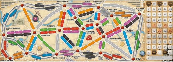 Actual product image Days of Wonder Ticket to Ride: Berlin, board game, for 2-4 players, from 8 years (DE edition) (German)