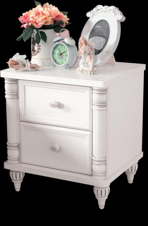 Cilek Table de nuit Romantic (50 x 56 x 43 cm)