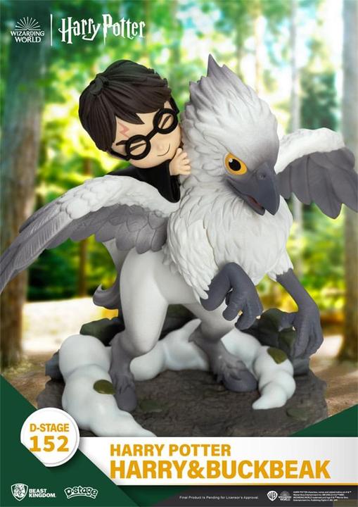 Actual product image Beast Kingdom Harry Potter D-Stage PVC Diorama Harry & Buckbeak 16 cm