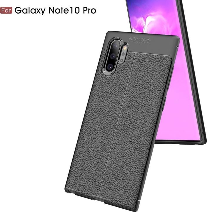 Image du produit Screenguard Samsung Galaxy Note10+ Housse Design en cuir TPU Cover (Samsung Galaxy Note 10+)