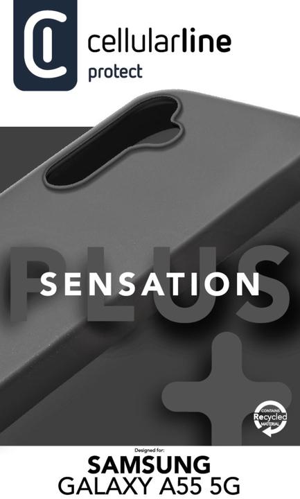 Actual product image Cellularline Sensation Case for Samsung A55 5G Black (Samsung Galaxy A55)