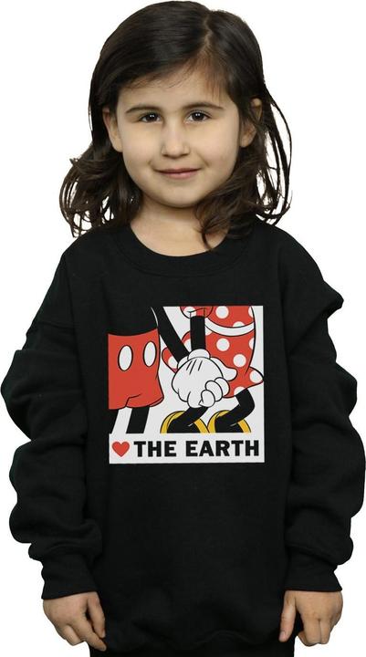 Immagine prodotto Disney Mickey Mouse Heart The Earth Felpa Ragazze (116)